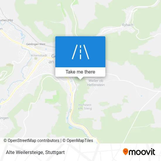Карта Alte Weilersteige