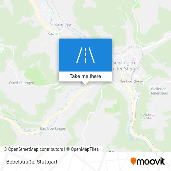 Карта Bebelstraße