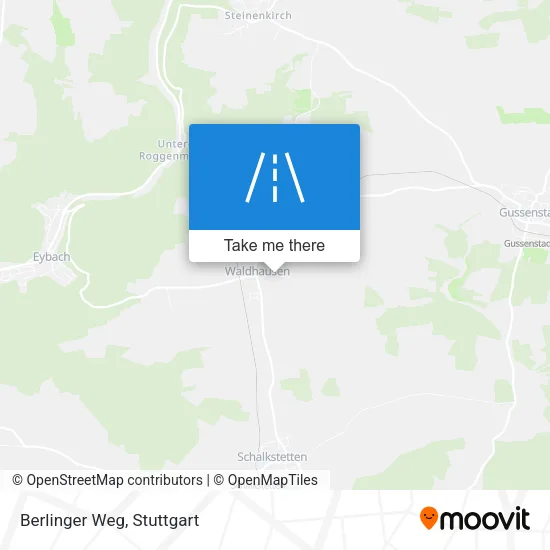 Карта Berlinger Weg