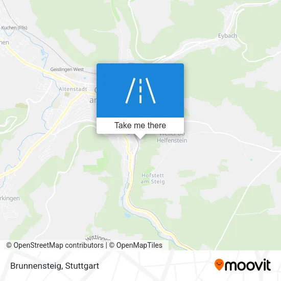 Карта Brunnensteig