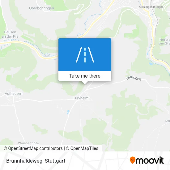 Карта Brunnhaldeweg