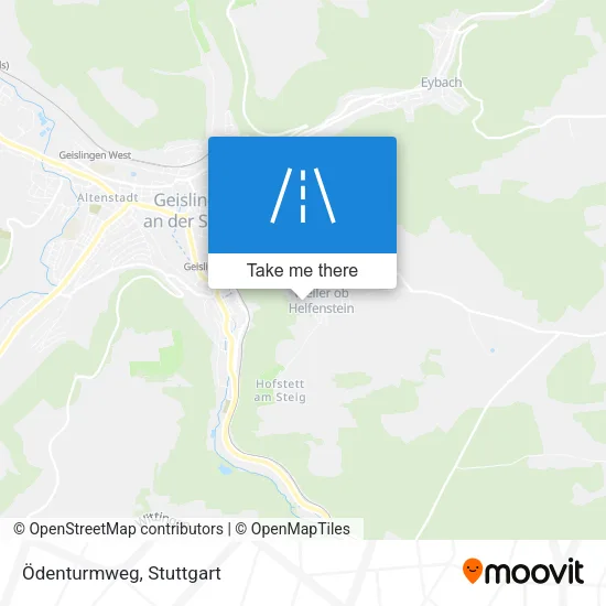 Карта Ödenturmweg