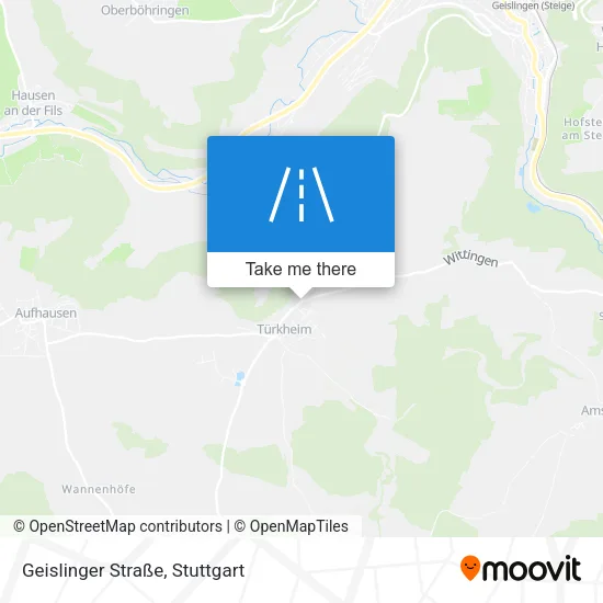 Карта Geislinger Straße