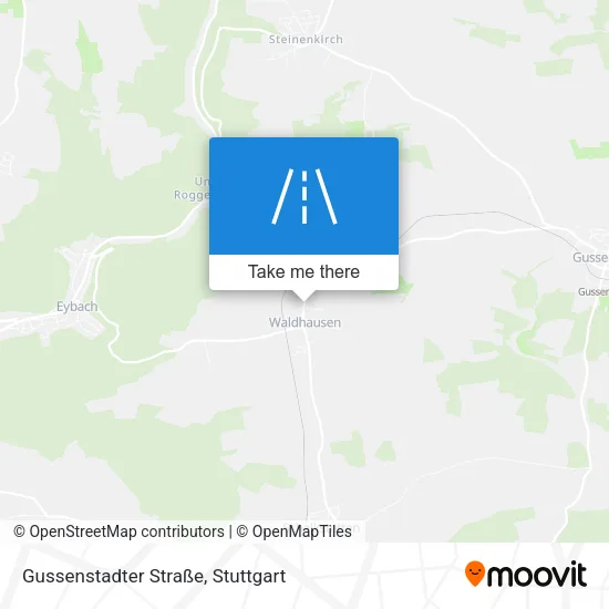Карта Gussenstadter Straße