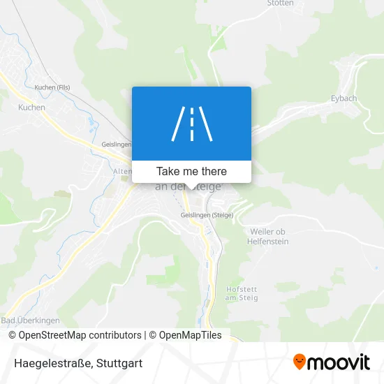 Карта Haegelestraße