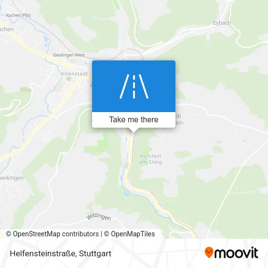 Карта Helfensteinstraße