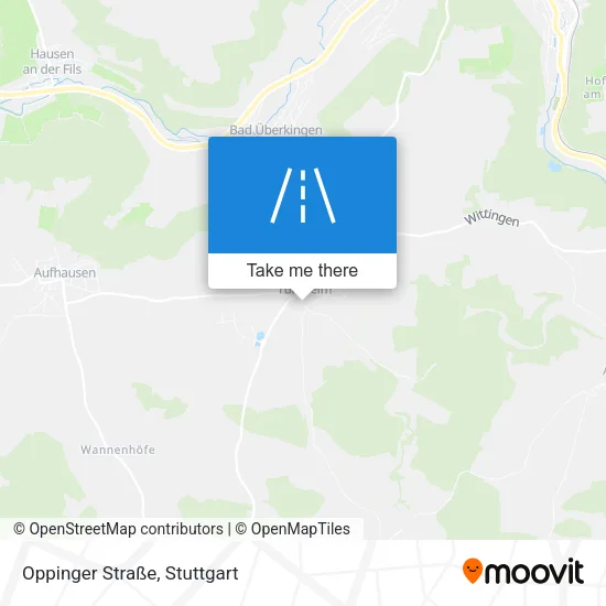 Карта Oppinger Straße