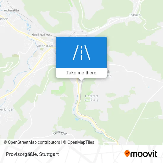 Карта Provisorgäßle