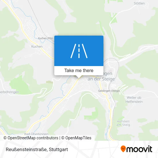 Карта Reußensteinstraße
