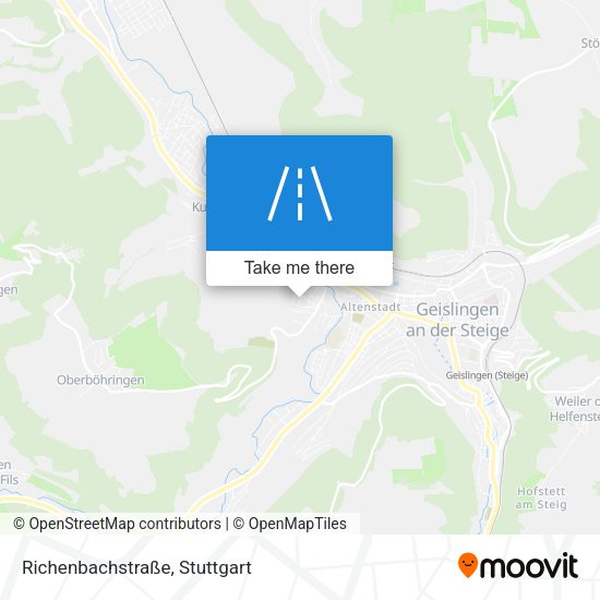 Карта Richenbachstraße