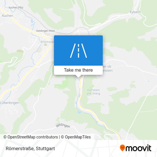 Römerstraße map