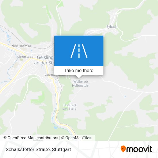 Schalkstetter Straße map