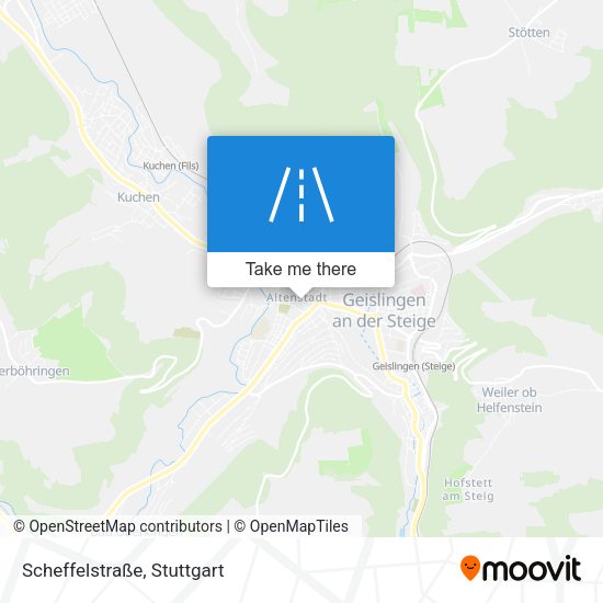 Scheffelstraße map