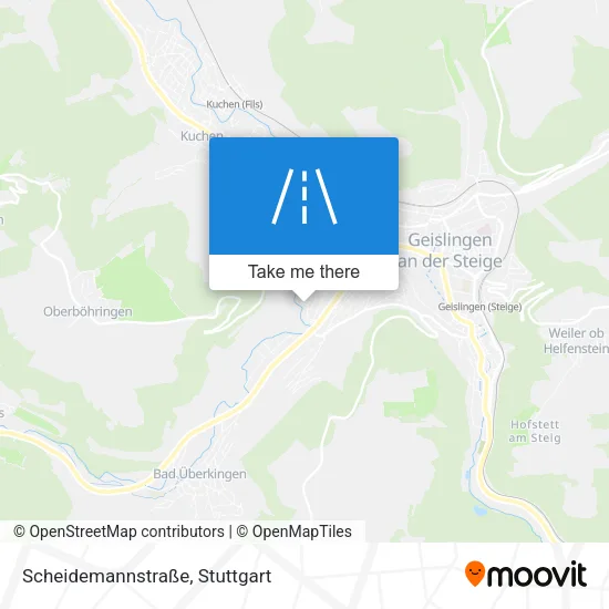 Карта Scheidemannstraße