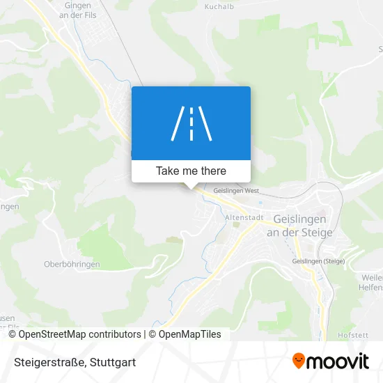 Карта Steigerstraße