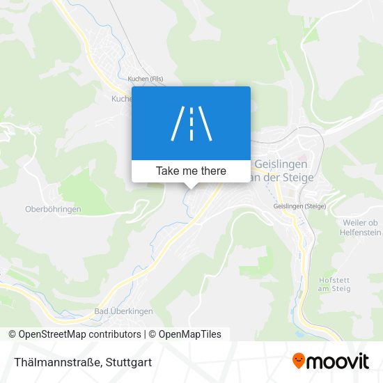 Карта Thälmannstraße