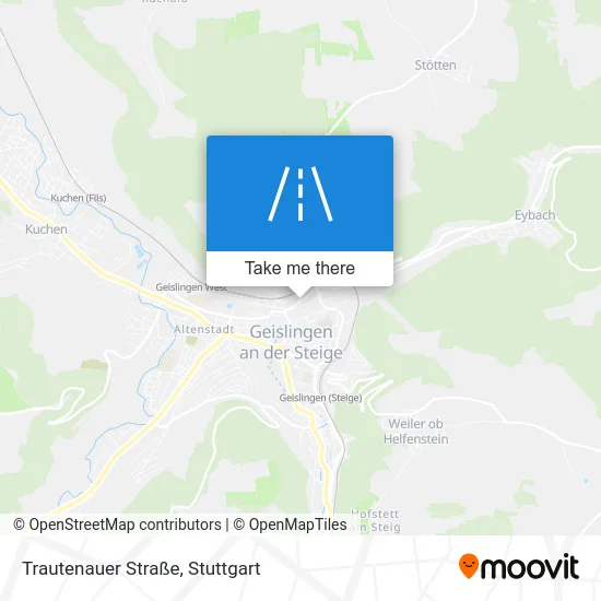 Карта Trautenauer Straße