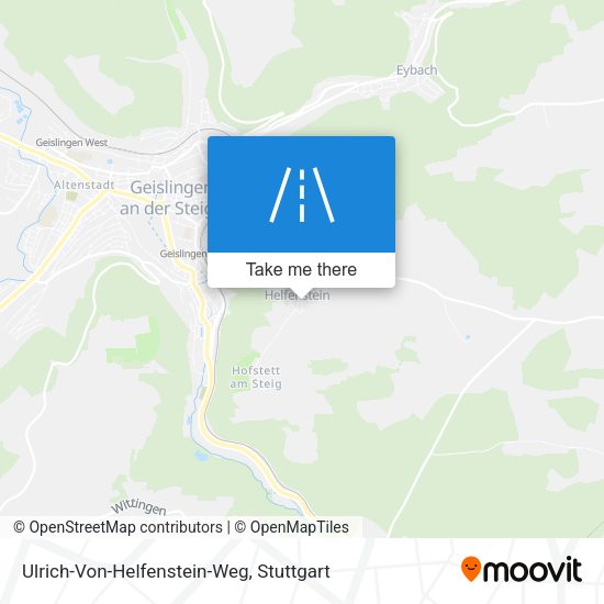 Ulrich-Von-Helfenstein-Weg map