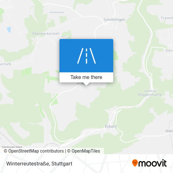 Winterreutestraße map