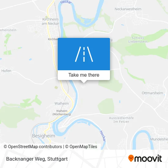 Карта Backnanger Weg