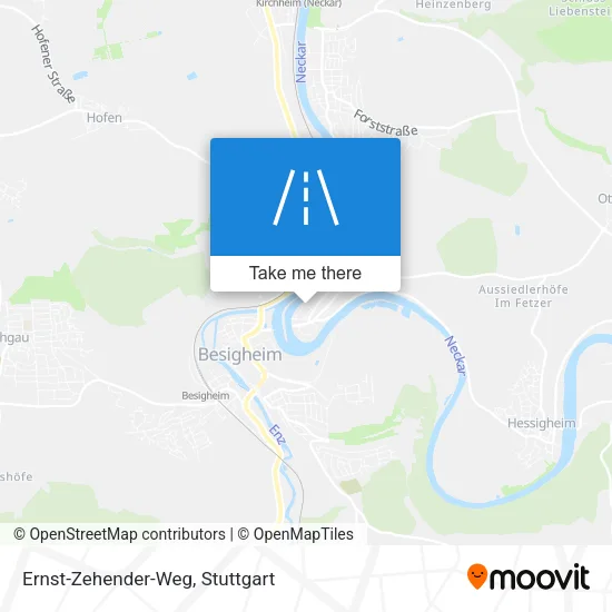 Ernst-Zehender-Weg map