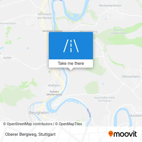 Карта Oberer Bergweg