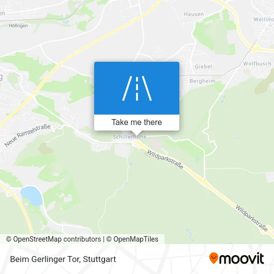Карта Beim Gerlinger Tor