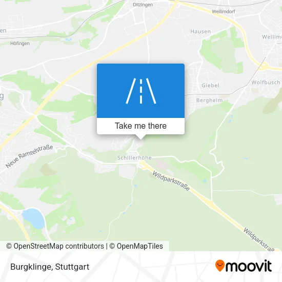 Карта Burgklinge