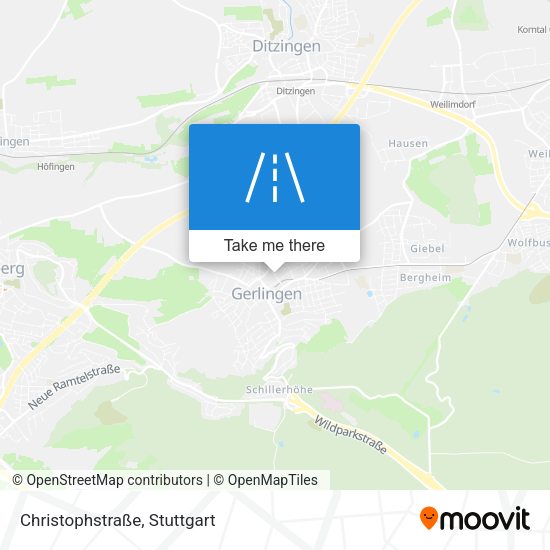 Christophstraße map
