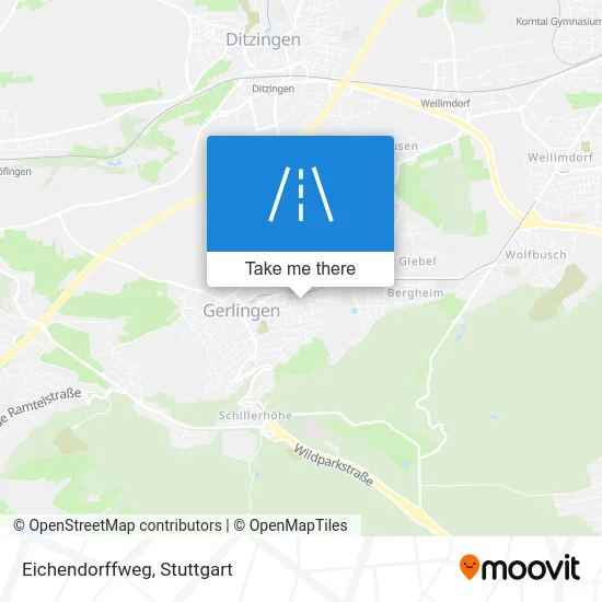 Карта Eichendorffweg