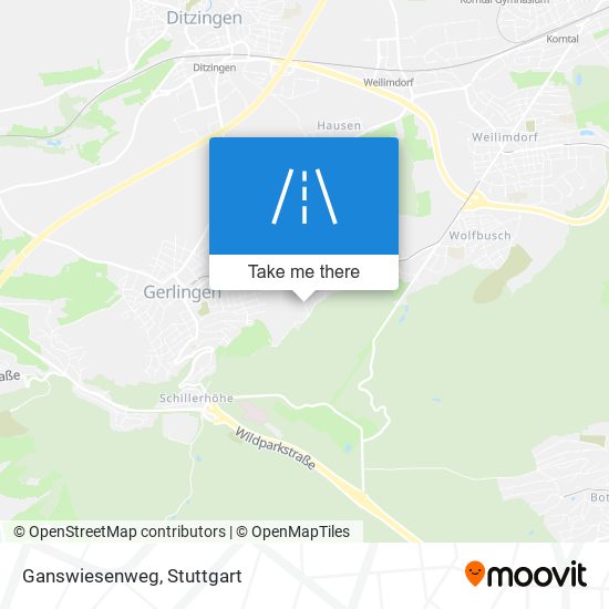 Ganswiesenweg map
