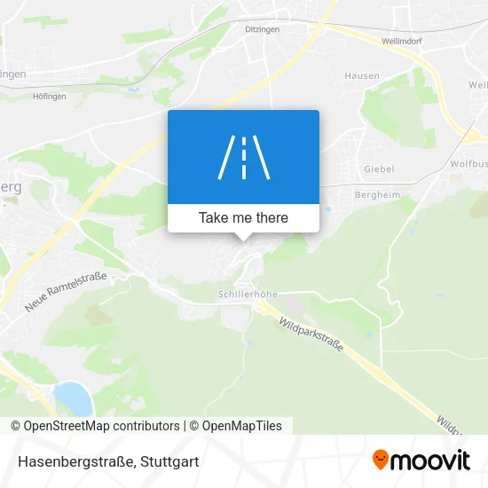 Карта Hasenbergstraße