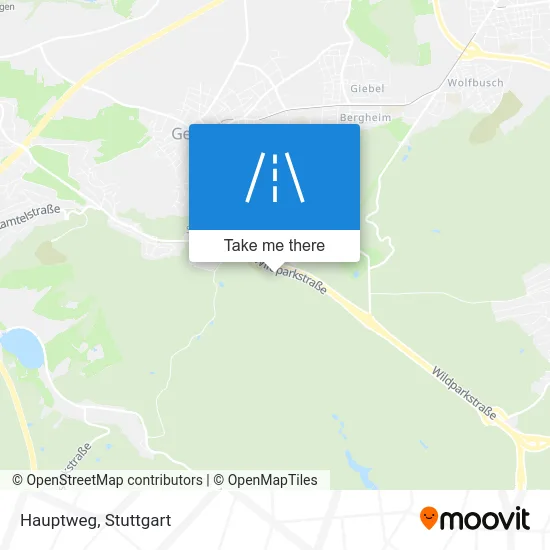 Карта Hauptweg
