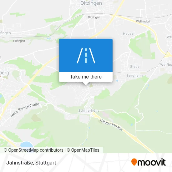 Карта Jahnstraße