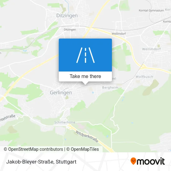 Карта Jakob-Bleyer-Straße