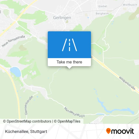 Карта Küchenallee