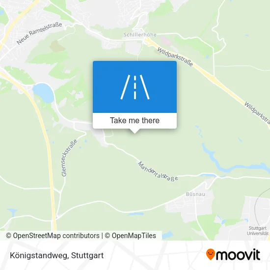 Königstandweg map