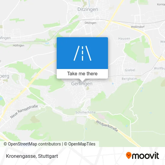 Kronengasse map