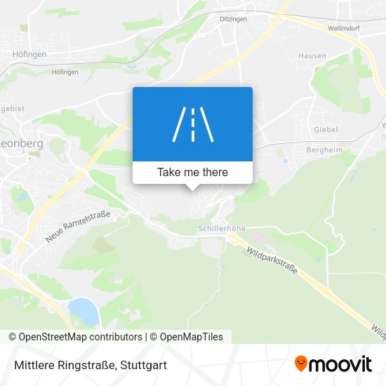 Mittlere Ringstraße map