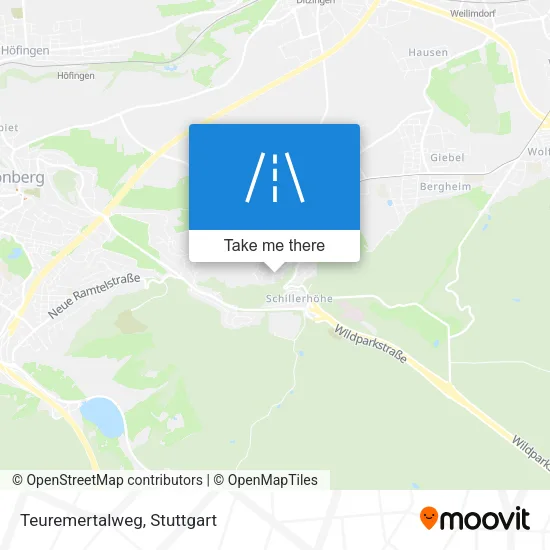 Карта Teuremertalweg