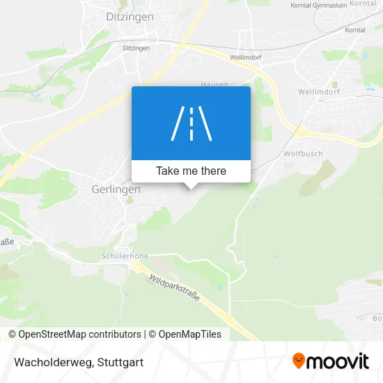 Карта Wacholderweg