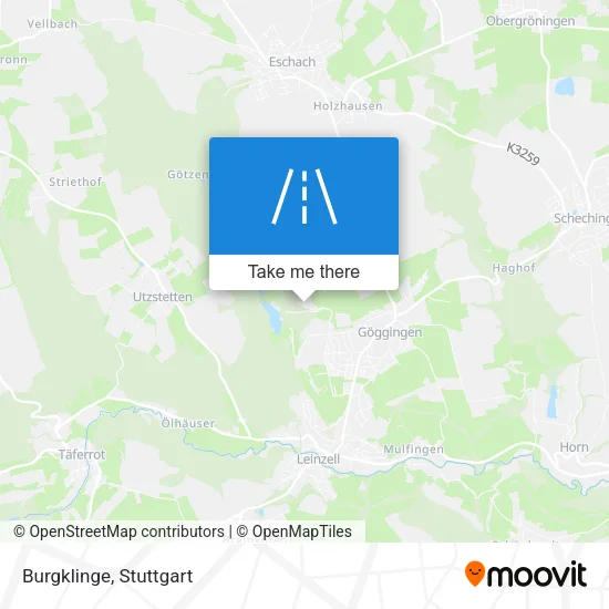 Карта Burgklinge