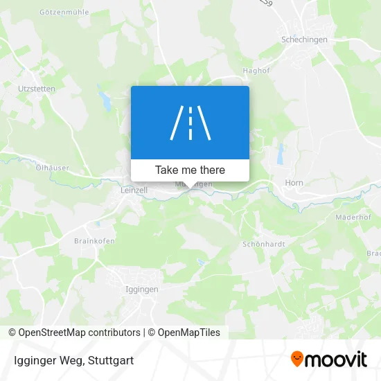 Карта Igginger Weg