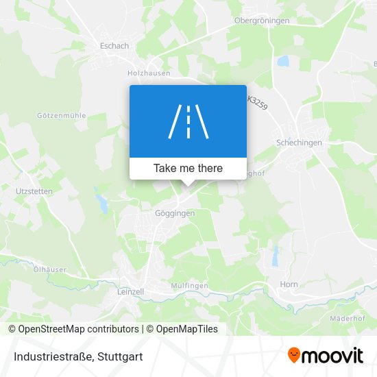 Industriestraße map