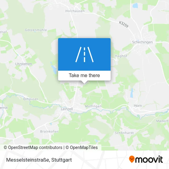 Карта Messelsteinstraße