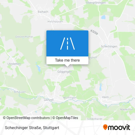 Карта Schechinger Straße
