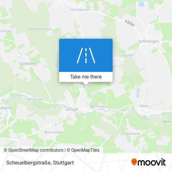 Карта Scheuelbergstraße