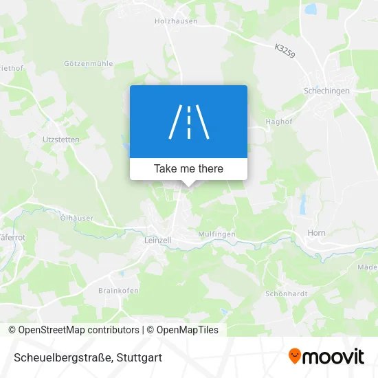Карта Scheuelbergstraße