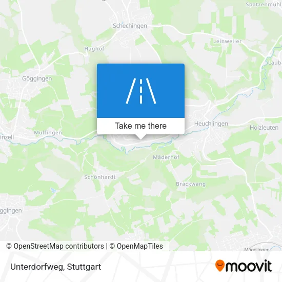Карта Unterdorfweg