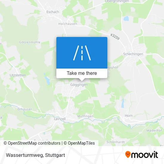 Карта Wasserturmweg